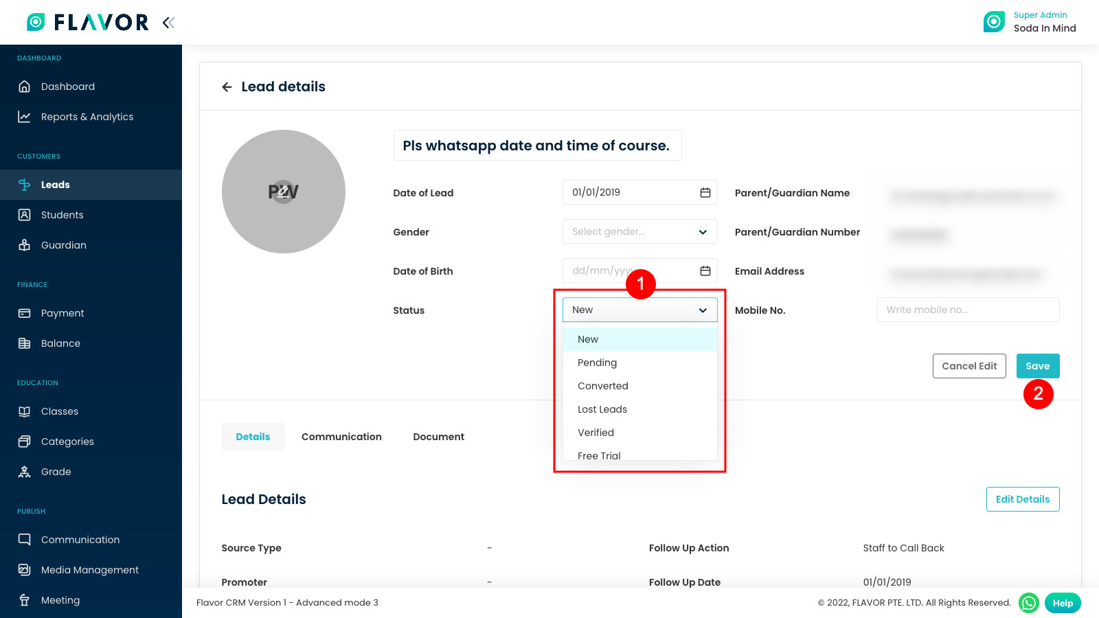 user-guide-lead-details-status-update