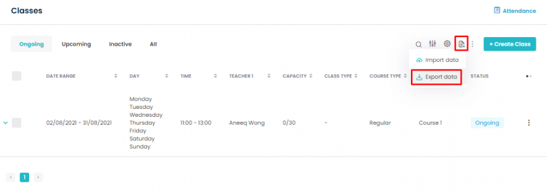Export Class Data-3