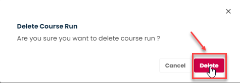 Delete Course Runs-5