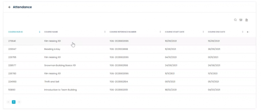 How to submit attendance data to the SSG TP gateway? - Flavor